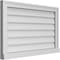 Ekena Millwork Vertical Surface Mount PVC Gable Vent w/ 2"W x 2"H , Brickmould Sill Frame, 32"W x 20"H GVPVE32X2003SN - alternate 2
